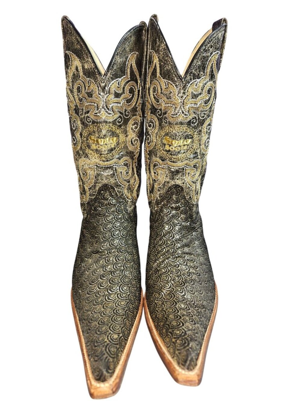 Soto Boot's Country Rodeo Festival  Pointed Toe Western Cowboy Men Size 10.5